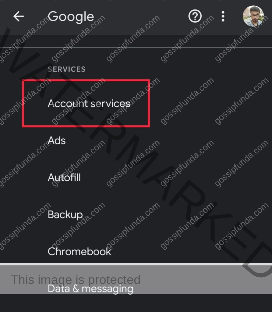google account services