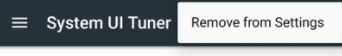 Remove System UI Tuner