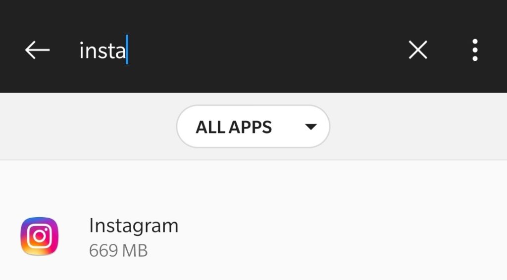 Instagram unknown network error