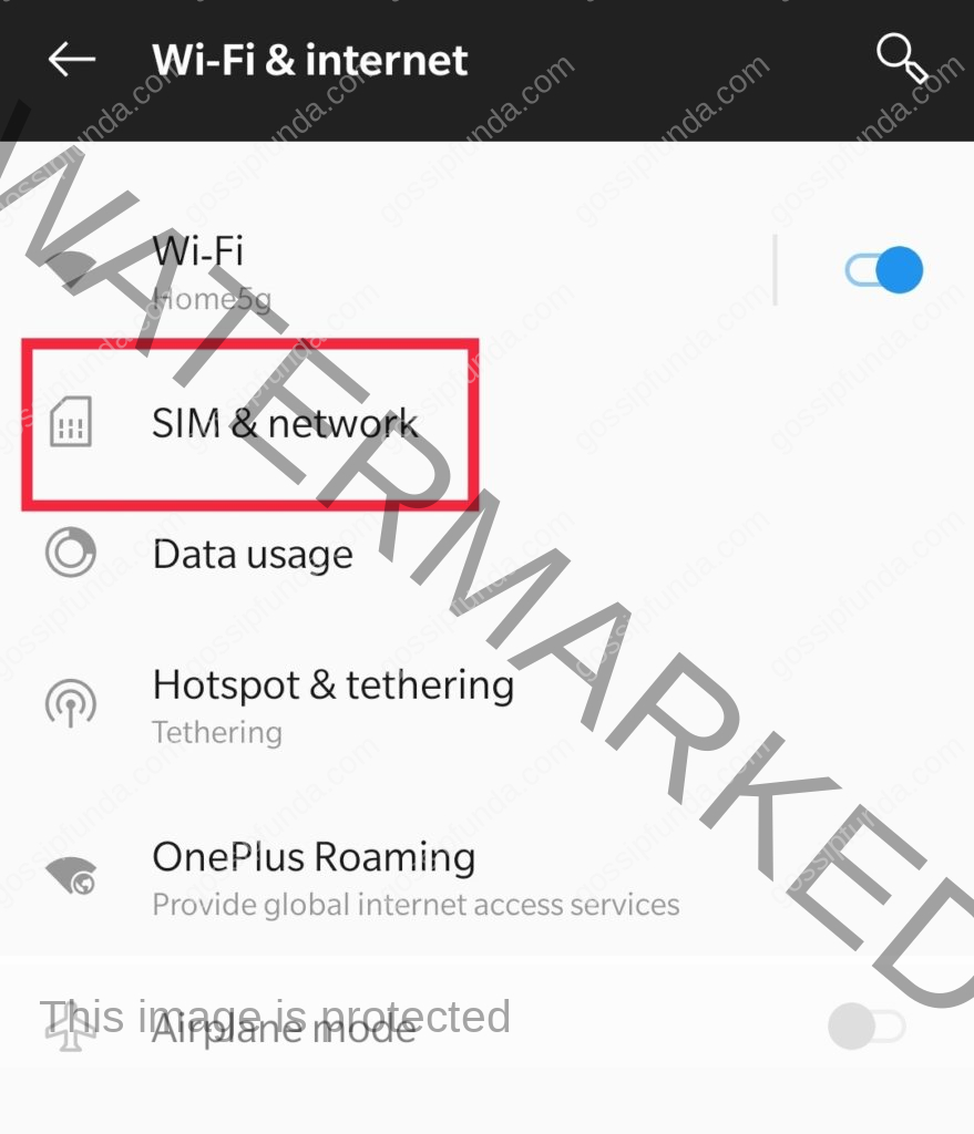SIM & network