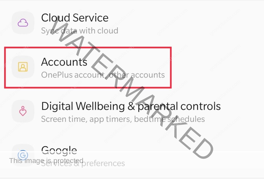 How to remove Gmail account from phone