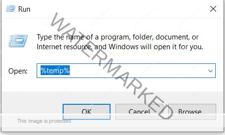 Delete temporary files
