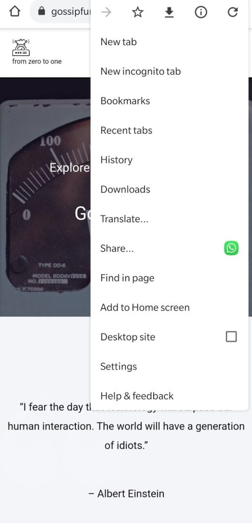 site setting for How to stop ads on android home screen