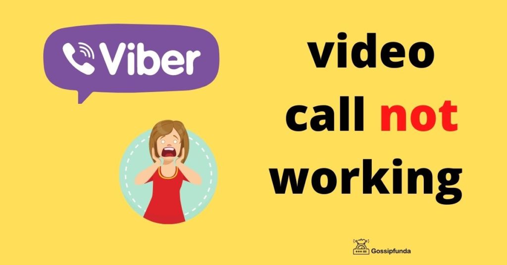 viber video calls not working