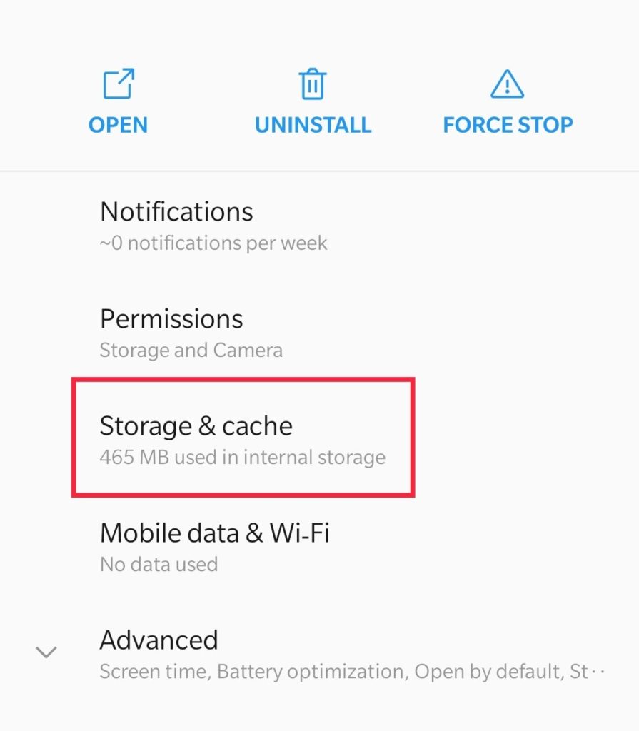 Storage & Cache