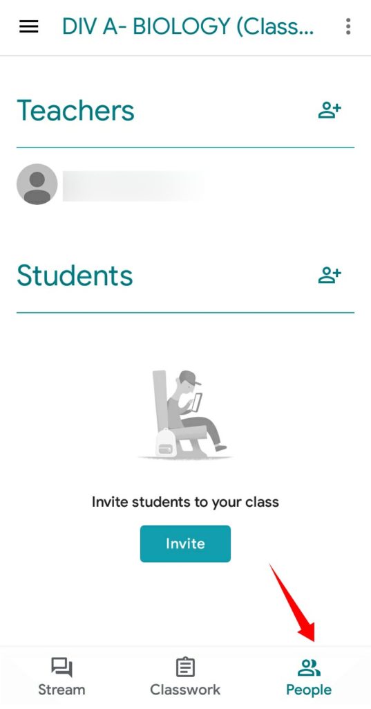Send an email to the specific student