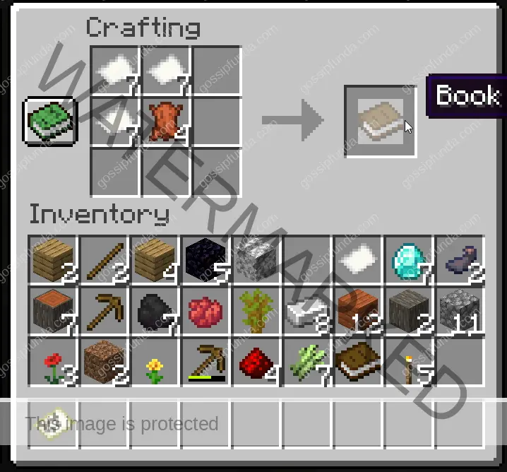 How to make a book in Minecraft?