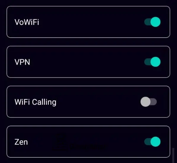 toggle button labeled Wi-Fi Calling