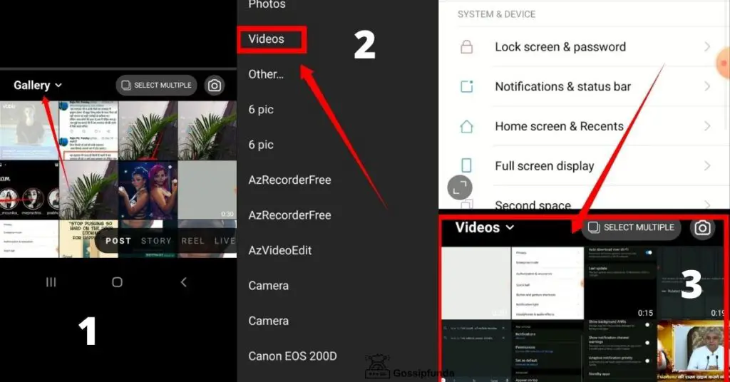 How to upload a video to Instagram feed