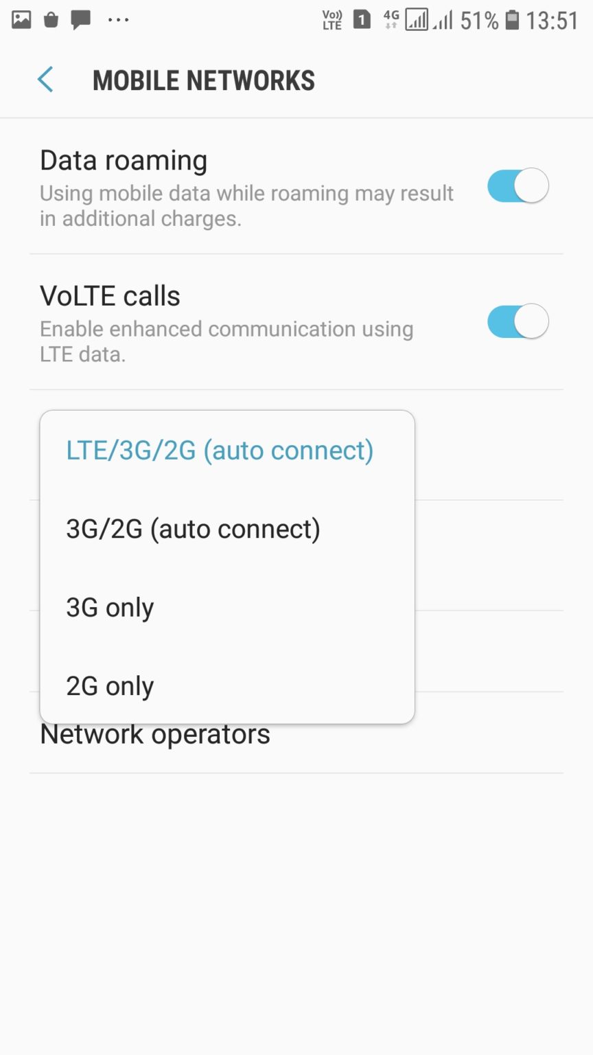 Volte Icon Samsung 