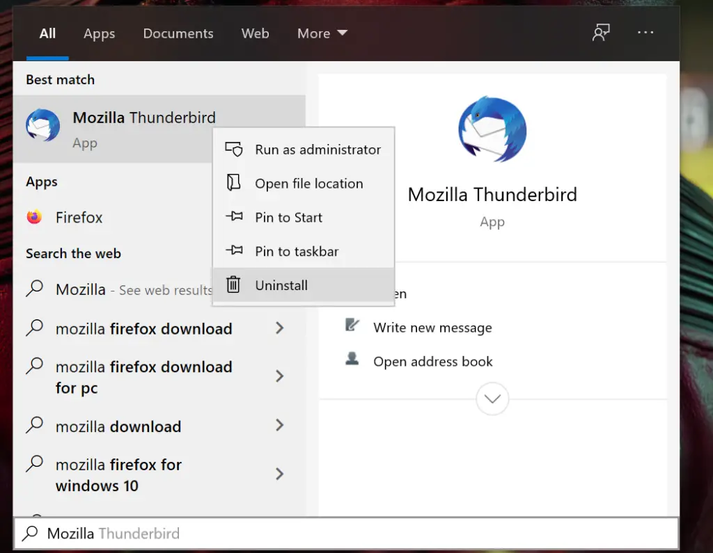 thunderbird email app for android