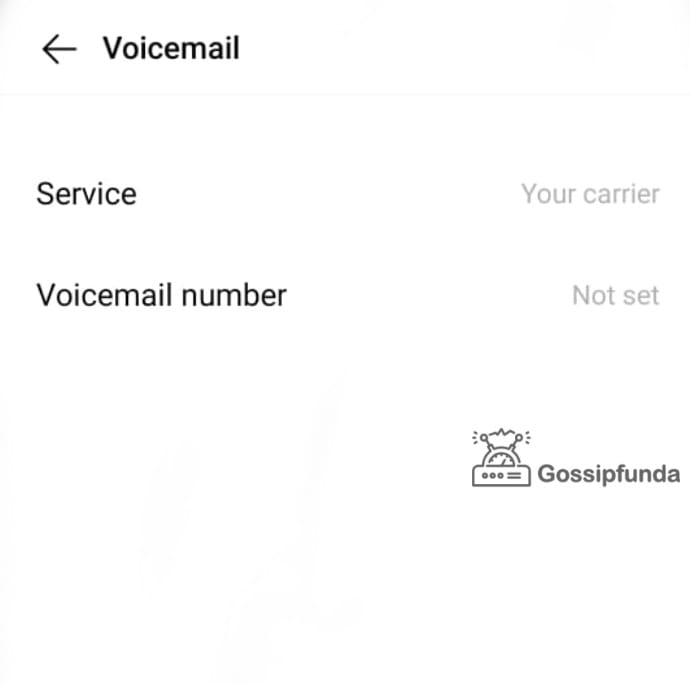 find the service voicemail number