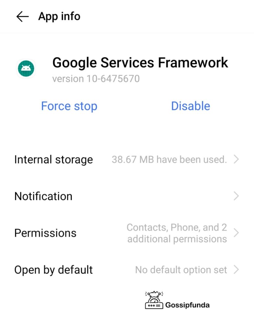 Google Service Framework