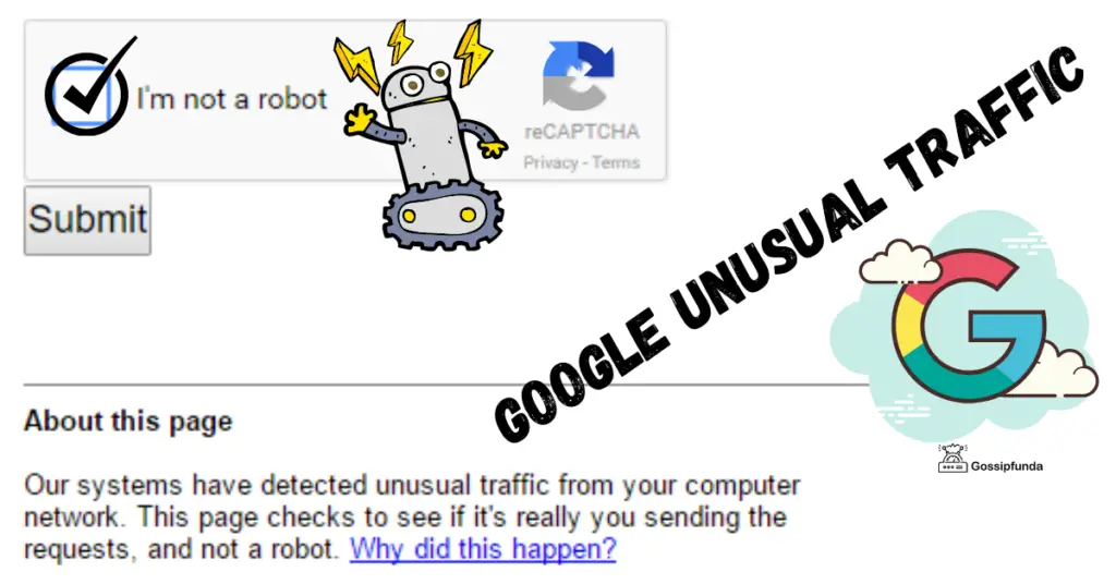 Google Unusual Traffic: Fix the error - Gossipfunda