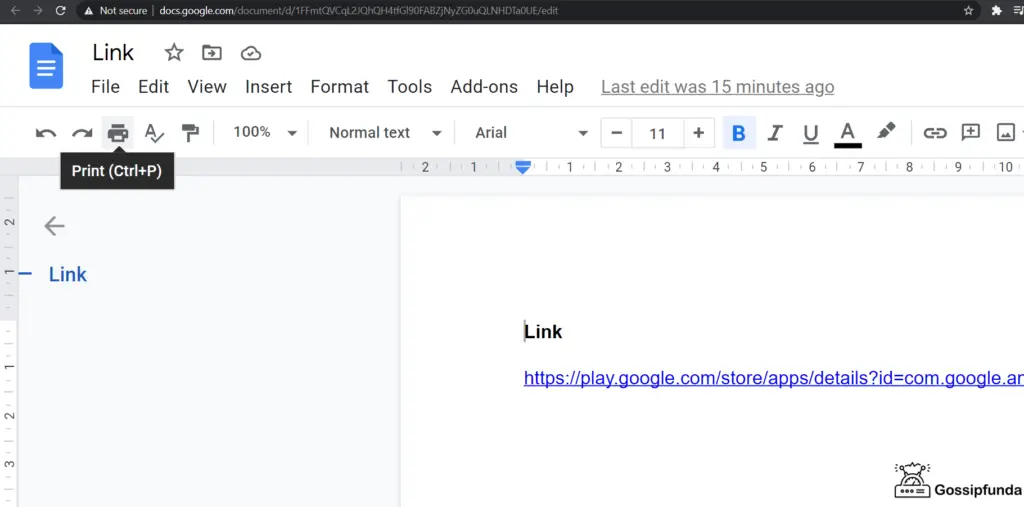 How to print google keep notes?