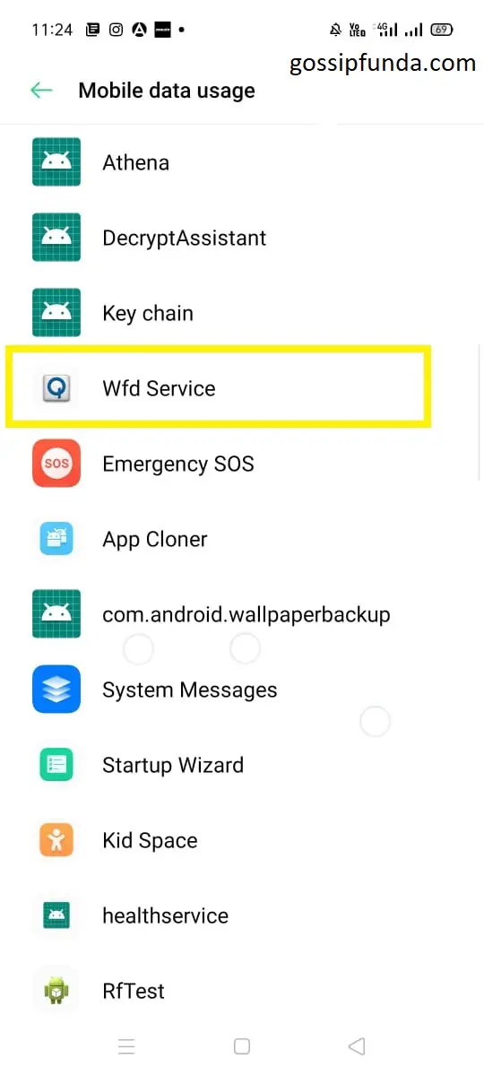 Wfd service что это за программа на андроид