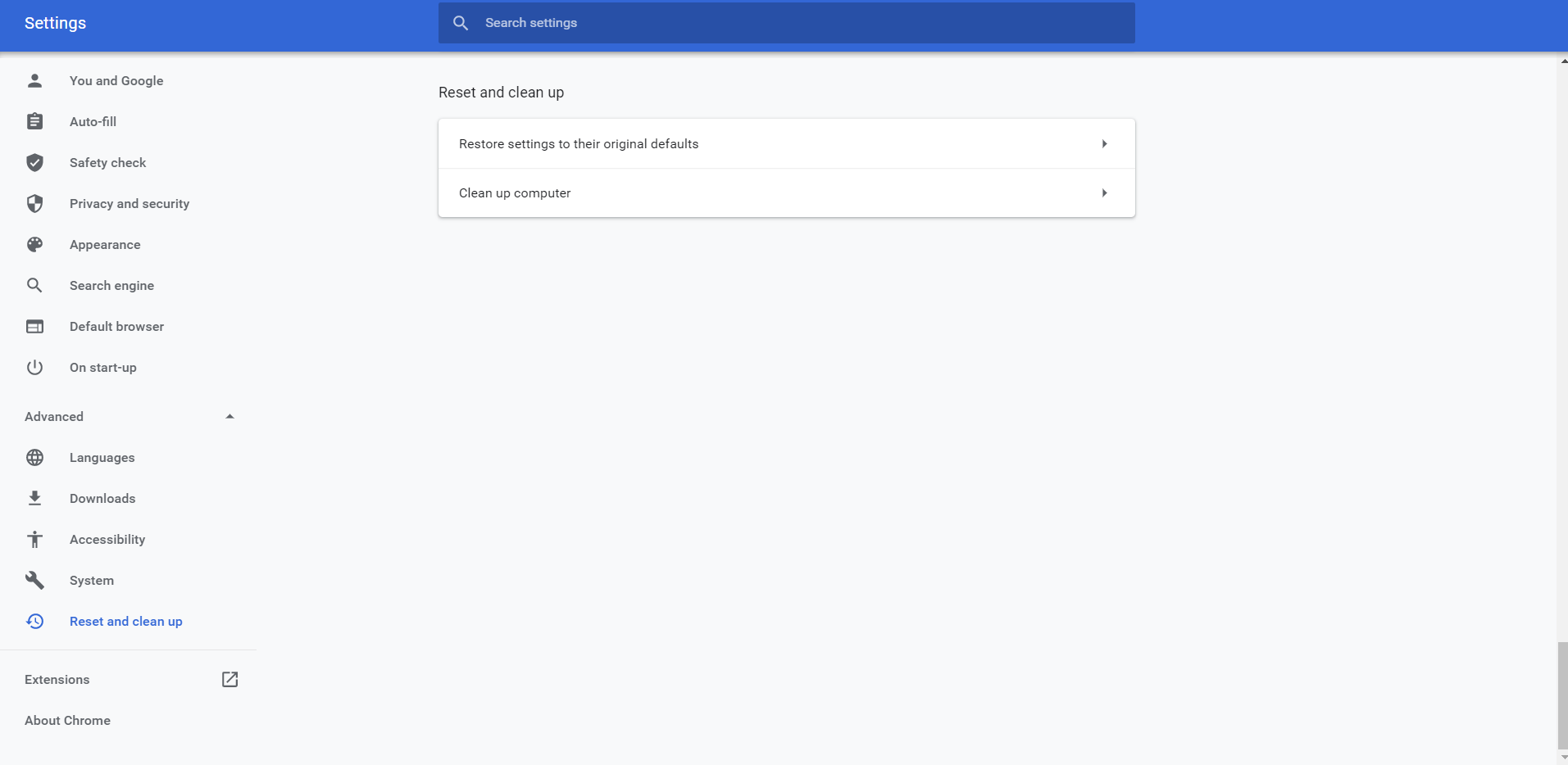 google chrome cleanup tool for android devices