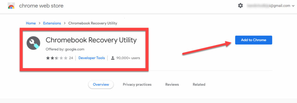 chromebook recovery utility apk