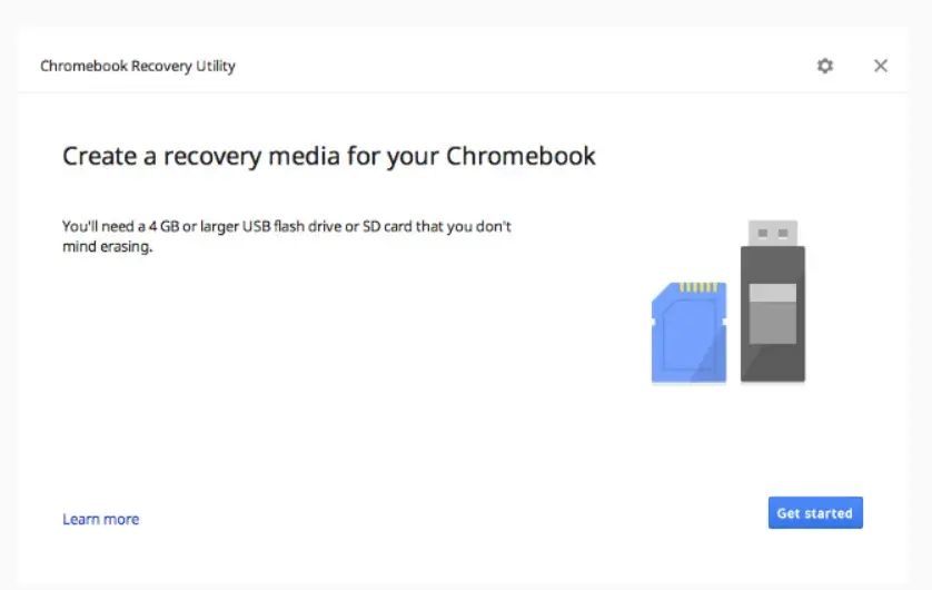 How to use Chromebook Recovery Utility