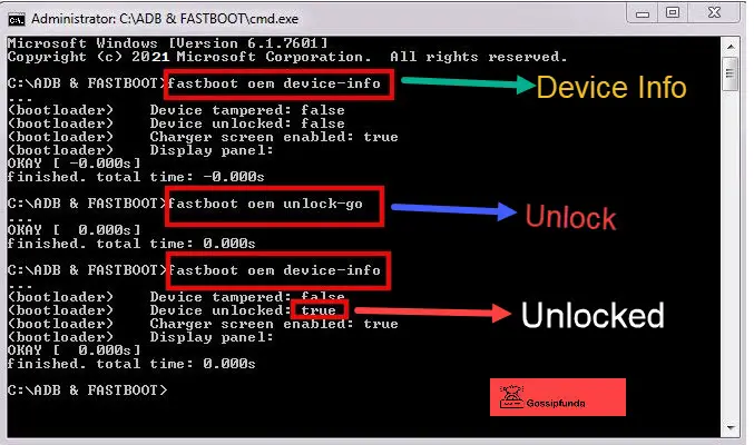 FASTBOOT OEM DEVICE-INFO