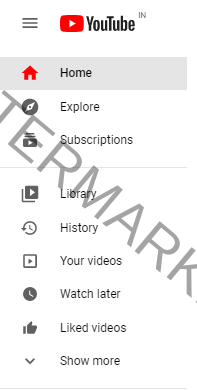 YouTube watch history in PC