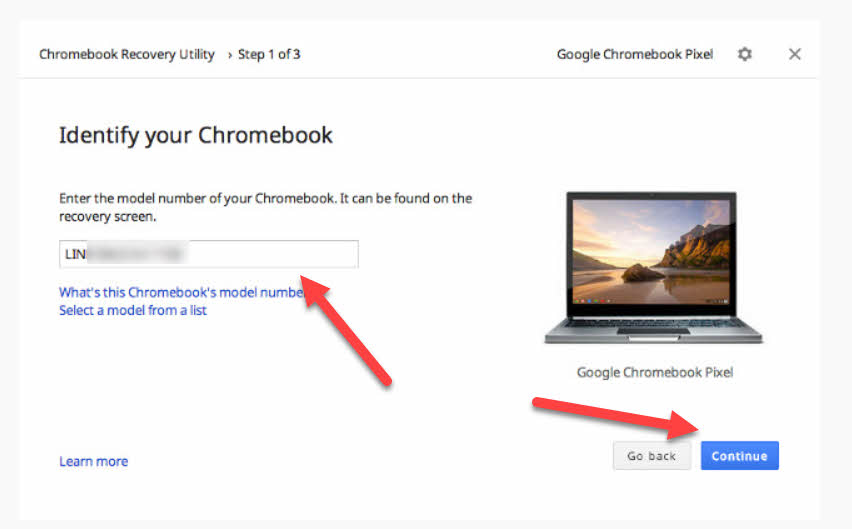 identify your Chromebook