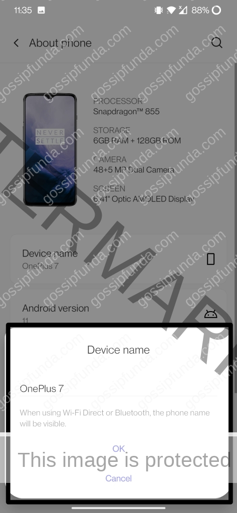 How to change device name android