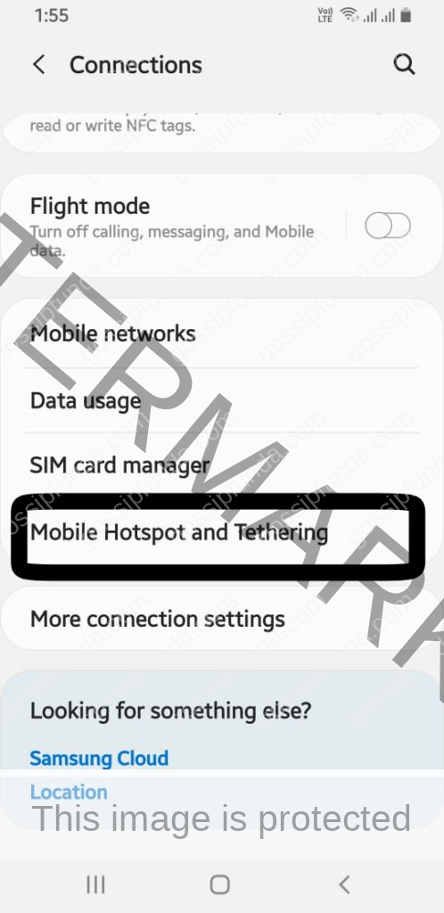 Mobile hotspot and tethering