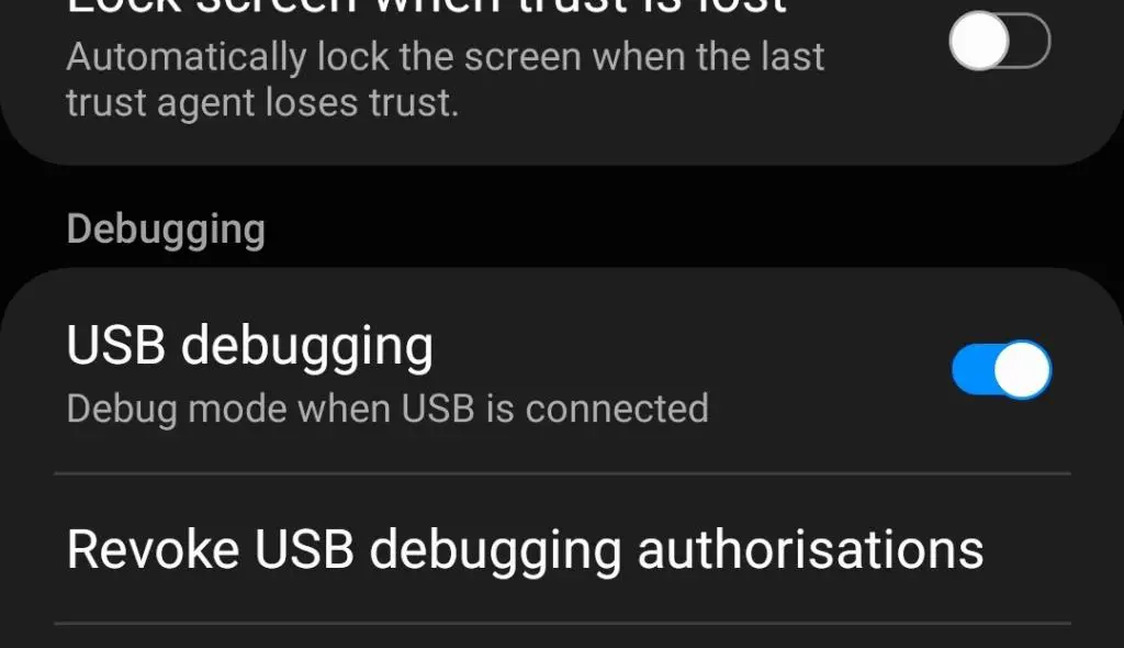 USB Debugging