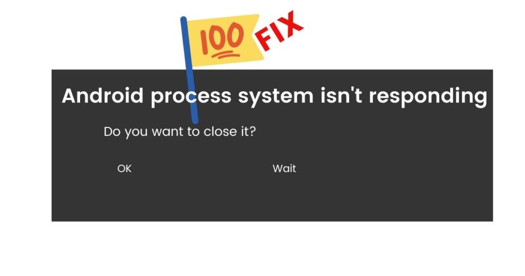 Android process system isn't responding