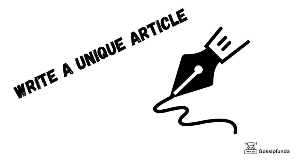Write a Unique Article