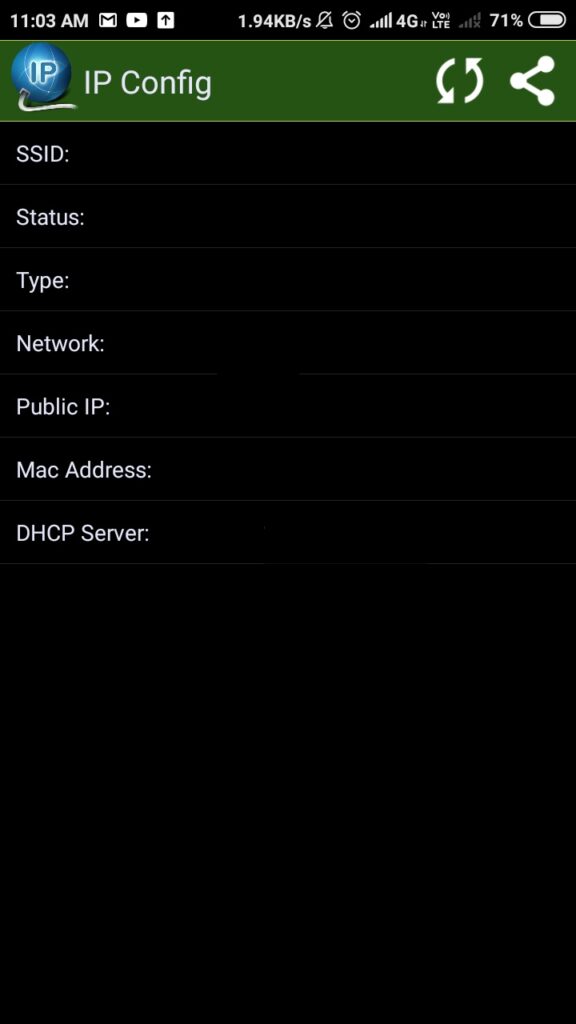 ipconfig for android 