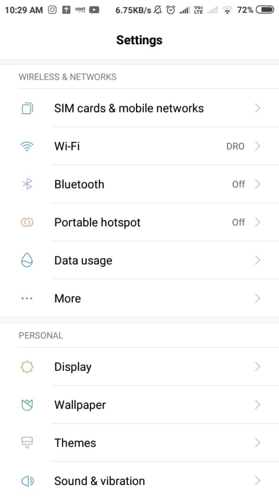 ipconfig android through wifi