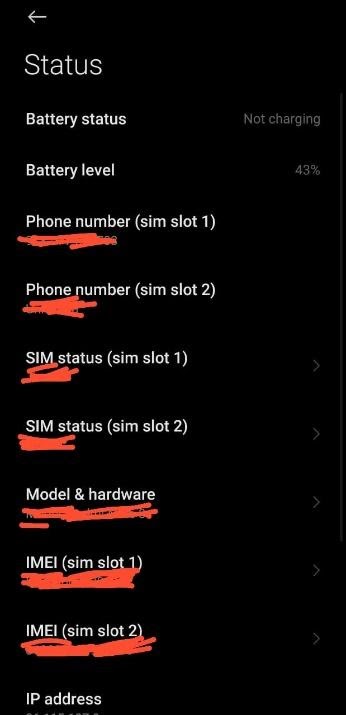 Phone number By system settings