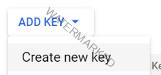 Create New Key