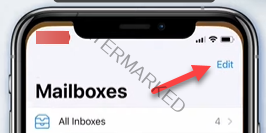 Creating a folder on iPhone for mails