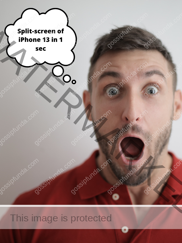How to split screen of iPhone 13 in 1 sec