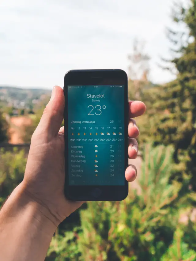 How to know today’s Weather report on your iPhone?