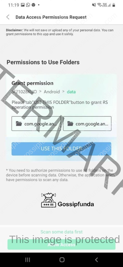 data access permission