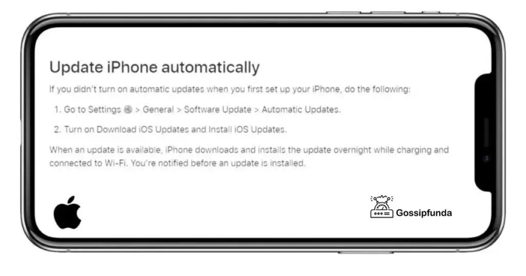 Automatic updates iPhone