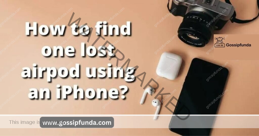How to find one lost AirPod using an iPhone