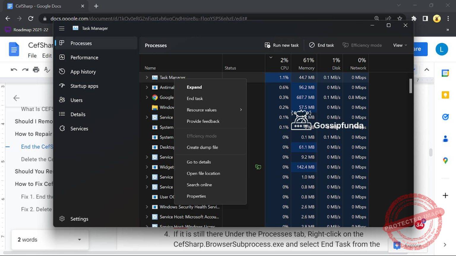 How to force quit on windows