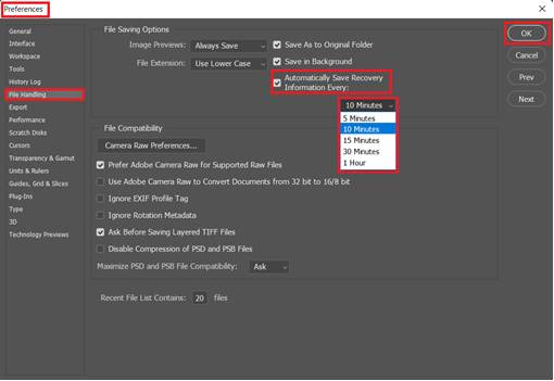 Get Back Unsaved PSD Files Using the Autosave Feature