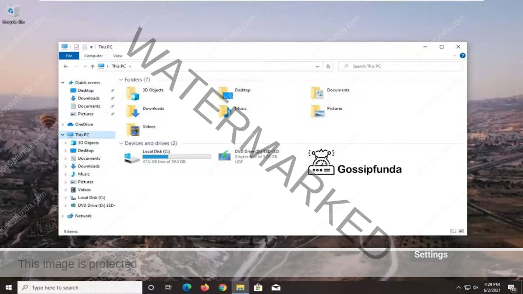 How to make File explorer visible again