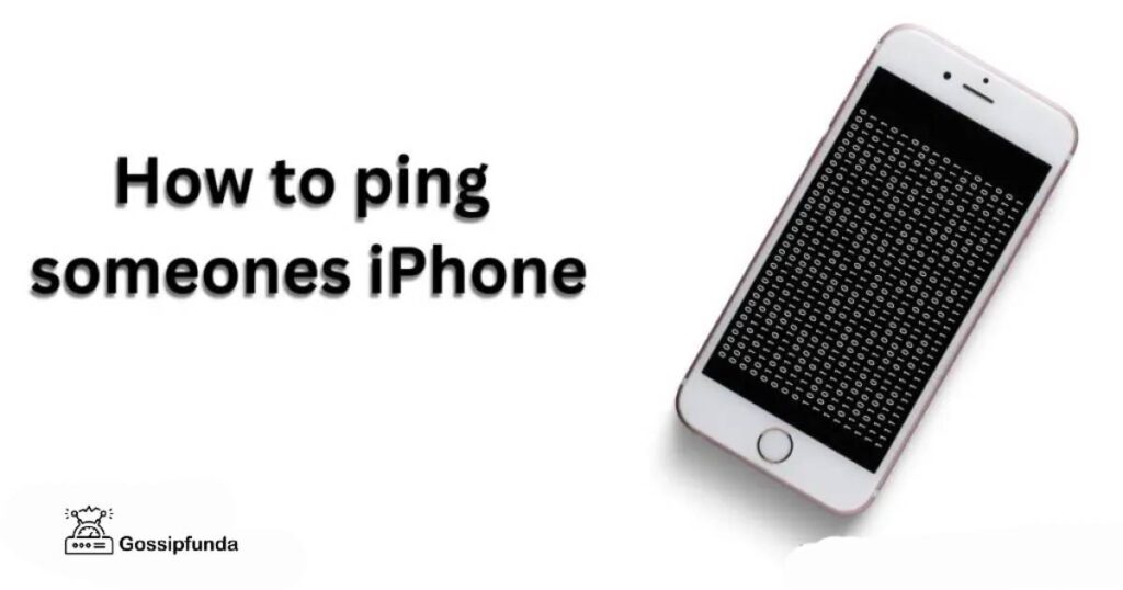 How to ping someones iPhone