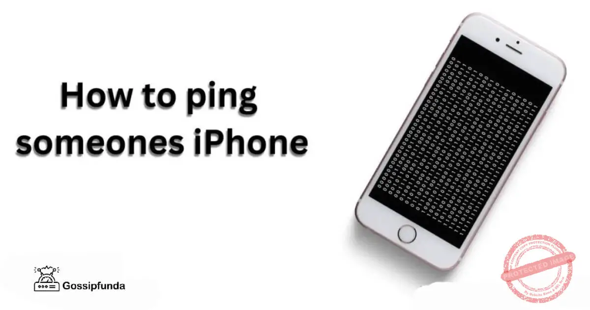 How to ping someones iPhone