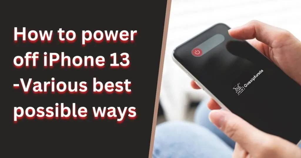 How to power off iPhone
