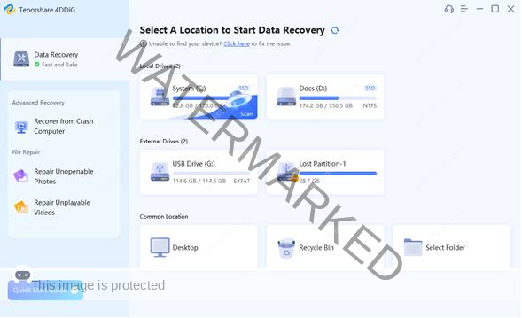 Recover Deleted/Lost/Corrupted Photoshop Files With Data Recovery Tool