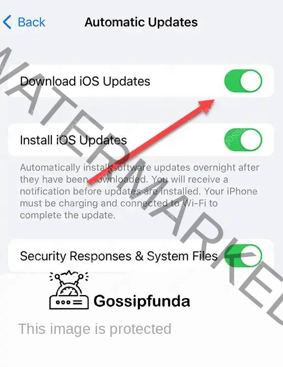 Updating iOS
