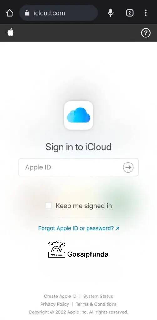 iCloud drive account